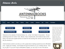 Tablet Screenshot of antennabooks.com
